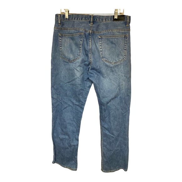 Tricots St Raphael Jeans Mens 34x30 Med Wash Denim Cotton Blend Tapered Leg - Picture 2 of 5